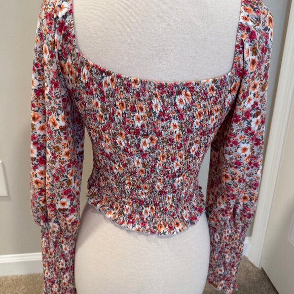 Bundle Lot Womens Medium Ruched Long Sleeved Shirts Crop Tops NWT Japna & Mi Ami - Picture 7 of 9